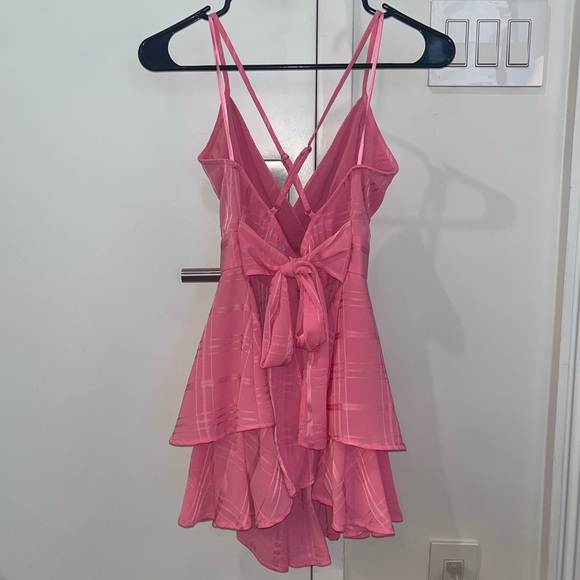 Pink Ruffle Romper - Picture 2 of 6